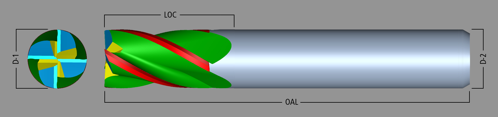 Series 700 4-Flute Single End