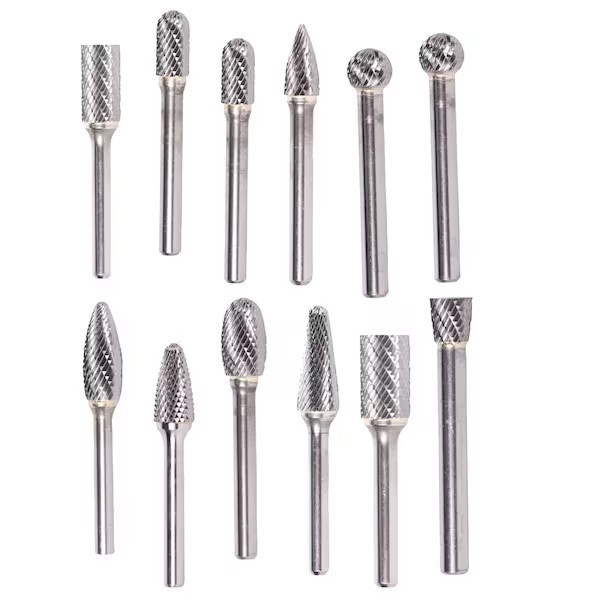 Carbide Burrs in Standard & Double Cut