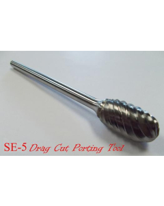 1/2 Inch Oval Drag Cut Carbide Burr