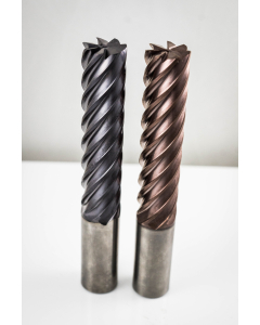 7 Flute High-Performance End Mill, 5/8 Inch