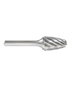 SF-114 NF Aluma Cut Tree Shape Radius End Burr 1/4" Shank