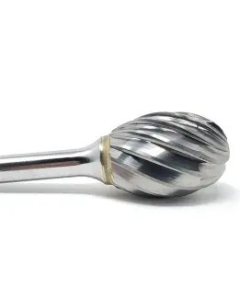 SE-107 Aluma-Cut Oval Egg Burr 3/4" Head 1/4" Shank
