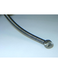 3/8" Ball Shape Double Cut Flex Shank Carbide Burr 7"