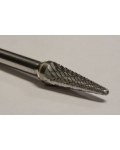 SL-3 Series Taper Ball End Carbide Burr 3/8" Head