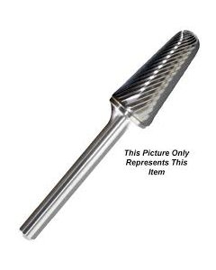 SL-5 Series Taper Ball End Carbide Burr 5/8" Head
