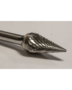 SM-4 Series Taper Cone Carbide Burr 3/8 Head Options for Extra Length