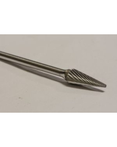 SM-51 Series Taper Carbide Burr 1/4" Head 1/8" Shank