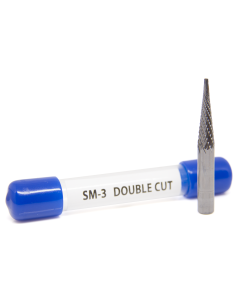 SM-3 Series Taper Cone Burr 10° Angle 1/4" Options for Extra Length