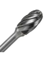 SE-103 Series Oval Shape Aluminum Cut Carbide Burr 1/4" Shank
