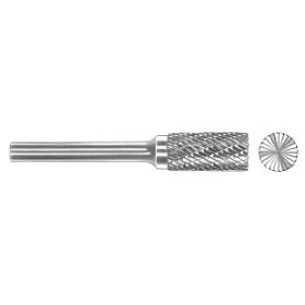 SB-57 Series Cylindrical Shape End-Cut Carbide Burr 1/4 Head