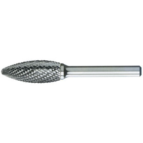 SH-6 Flame Shape Carbide Burr 5/8 Head