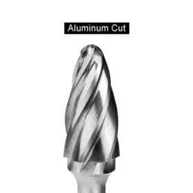 SF-105 Aluma Cut Burr Tree Shape Radius End 1/2