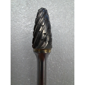 XO Cut SF-5 Tree Radius Nose Carbide Burr for Stainless & Exotic Metals 1/2