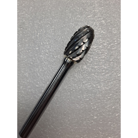 Xo Cut SE-5 Oval Carbide Burr for Stainless & Exotic Metals 1/2