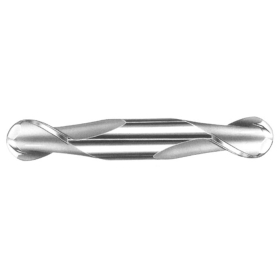 2-Flute Ball End Stub Mill 1/4 Inch
