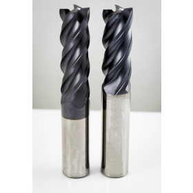 4-Flute Variable End Mill 3/16 Inch for Steel & Cast Iron