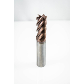 5 Flute Variable Helix End Mill for Steel with .030