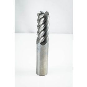 5 Flute Variable Index End Mill for Hard Materials 1/4