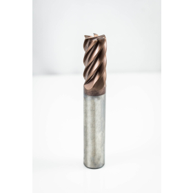 6 Flute Center Cutting End Mill 3/8 Inch