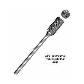 SB-53 L3 Extended Shank Double Cut Cylindrical Burr 3/16