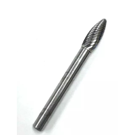 SH-2 Series Flame Shape Carbide Burr 1/4 Inch Shank