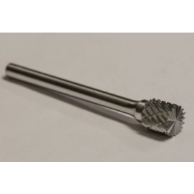 SB-50 L3 Extended Shank Double Cut Cylindrical Burr 1/4