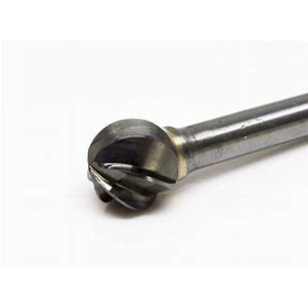 SD-105 Aluminum Cut Carbide Burr Ball Shape 1/2