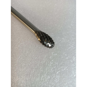 SE-3 L6 Iron Cut Coarse Carbide Burr with Extended Shank