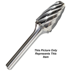 SF-107 Aluma Cut Series Tree Shape Radius End Carbide Burr 3/4