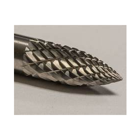 SG-1 Tree Shape Pointed End Carbide Burr 1/4 Inch