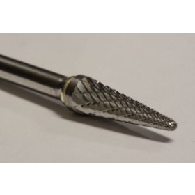 SL-3 Series Taper Ball End Carbide Burr 3/8