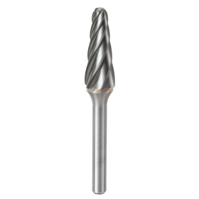 SL-107 Series Taper Ball End Aluminum Cut Burr 1/4