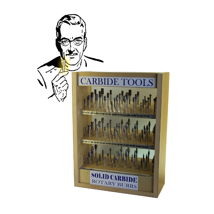 Carbide Burr Display Case