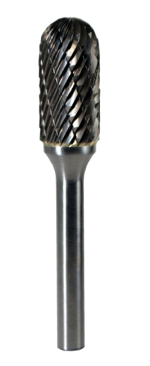 C series cylindrical radius end carbide burr