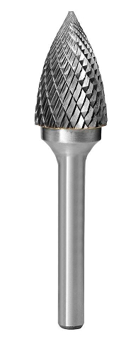 G series tree shape pointed end carbide burr