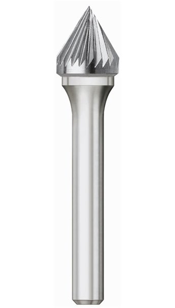 Pointed taper, deburring holes & V-grooves